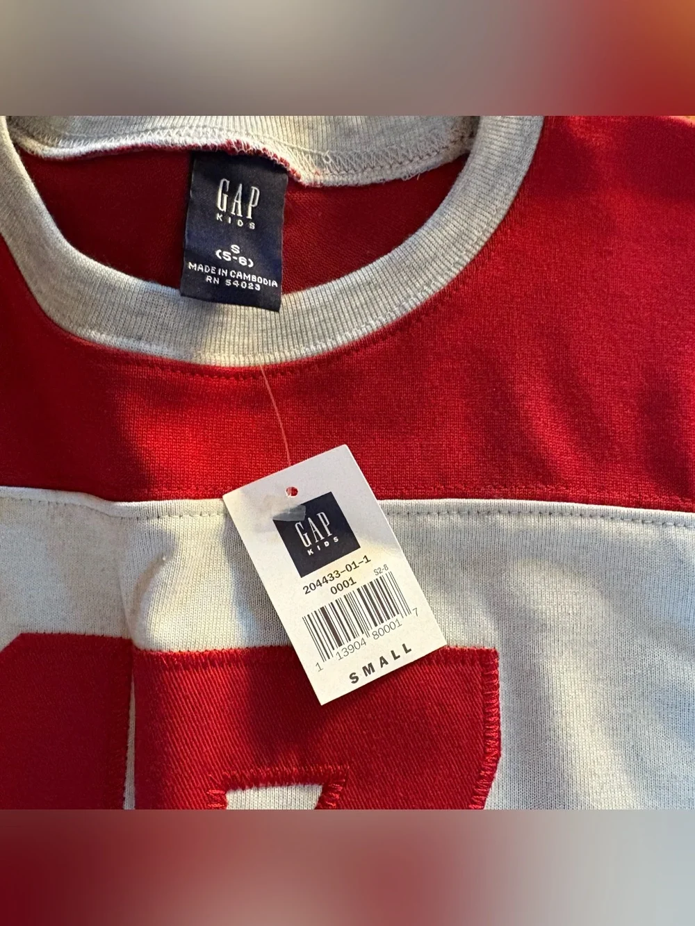 NWT Gap Boys Sporty Jersey Pullover Shirt